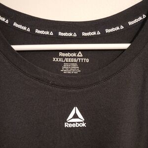 Reebok XXXL Black T-Shirt new With Tags